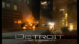 Deus Ex: Human Revolution - Detroit: Chiron Building Streets (1 Hour of Music & Ambience)
