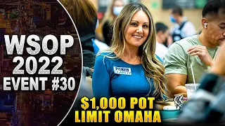 4 card MADNESS! PLO + Celebrity Appearance| WSOP 2022 Poker Vlog