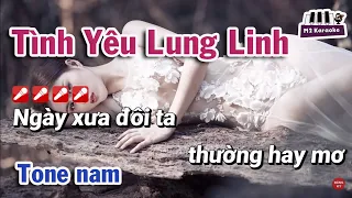 [Karaoke] Tình Yêu Lung Linh | Tuấn Hưng