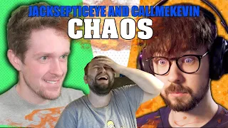 Reacting to Jacksepticeye and CallMeKevin Being a Chaotic Duo for 8 Minutes
