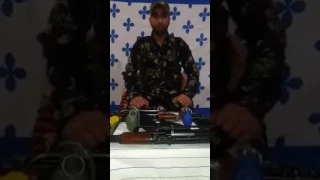 Zubair Turray of Shopian release video, announces his joining with Militant ranks