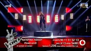 The Voice Of Greece 4ο Live Κατερίνα Λιόλιου (It's My Life) {20/4/2014}