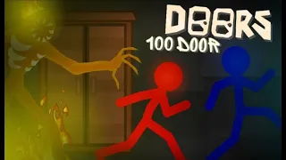 [Eng. subtitles] Doors (Roblox) Door 100 NEW DC2/AT2 Animation (Рисуем Мультфильмы 2)