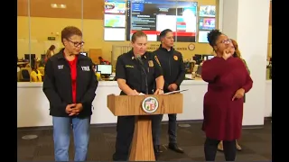 Watch live: LA City officials are providing live updates on the latest storm.