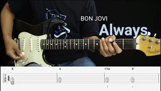 Always - BON JOVI - Electric Guitar COVER + TABS