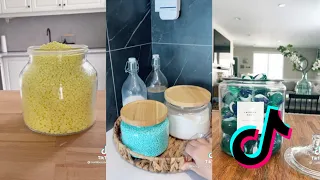 refill and restock bathroom & laundry tiktok compilatio🌾