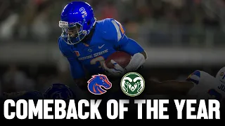 COMEBACK OF THE YEAR || Boise State vs Colorado State 2017 Highlights ||