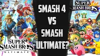 Smash ultimate has a better design than Smash 4?