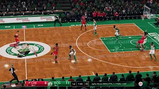 NBA LIVE 22 Rosters Bulls vs Celtics PS5 4K