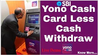 SBI Yono Cash Withdrawal without ATM Card Live Demo | Card less Cash Withdrawal