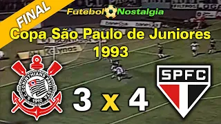 Corinthians 3 x 4 São Paulo - 25-01-1993 ( Final da Copa São Paulo de Juniores )