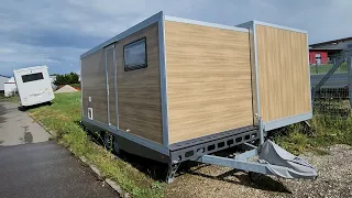 🔥 In 1 Min. fertig! 25m² Tiny-House Deutscher Unternehmer (54) erfindet mobiles Tinyhouse (Werbung)