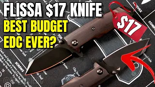 Most BUDGET EDC Knife Ever? - $17 Flissa 2.75 Inch D2 Knife Review