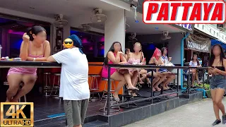 [4K] Pattaya Lk Metro & Tree Town Scenes , Soi Diana ,Soi Buakhao, Beach Road | August 2022 Thailand