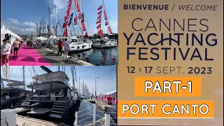 BEST OF CANNES YACHTING FESTIVAL 2023 FULL WALK  4KHD @archiesvlogmc