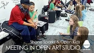 "You Got Served" star Shane Sparks meets Open Kids in Open Art Studio | Kyiv, Ukraine