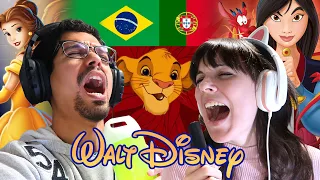 MÚSICAS DA DISNEY - PORTUGAL X BRASIL