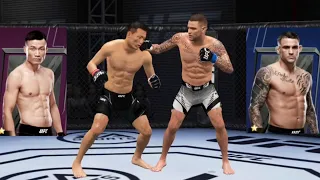 UFC Mobile 2 Dustin Poirier vs Chan Sung Jung gameplay