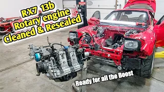 Clean & Reseal 13b Rotary Engine [ Mazda RX7 FD ]