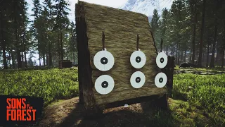 Wall for Visable Shoting Target - Sons Of The Forest Building Tips & Tricks