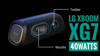 LG xboom xg7-Φορητό ηχείο 40 Watts