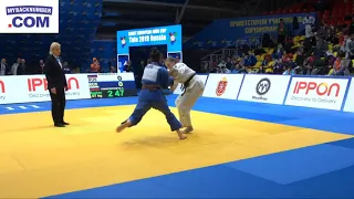 57 kg Korobaeva V Timofeicheva L 31 03 2019 T3 Кубок Европы по дзюдо среди юношей и девушек до 18 л