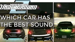 Which Car Has The Best Sound | Need For Speed Underground 2