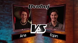 Ana vs. Egon: "Give Me One Reason" - The Voice of Croatia - Season1 - Battle2