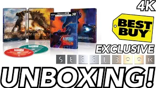 Godzilla VS Kong 4K BestBuy Exclusive (Steelbook) Unboxing and Review With Commentary