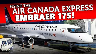 Flying the Air Canada Express Embraer 175!