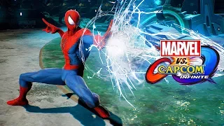 Marvel vs Capcom: Infinite - Spider-Man, Nemesis, Haggar & Frank West Reveal @ 1080p (60ᶠᵖˢ) HD ✔