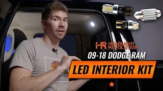 The BEST & Brightest LED Interior Lighting Kit for the 2009-2018 Ram