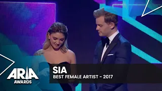 Sia wins Best Female Artist | 2017 ARIA Awards