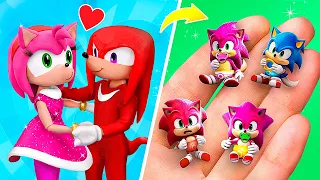 Sonic and Amy Rose in Love Triangle / 30 LOL Surprise DIYs