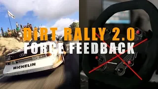 DiRT Rally 2.0 steering wheel force feedback (FFB) ISSUE explained | A Tribe Called Cars