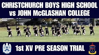 CBHS vs John McGlashan 1st XV Rugby, Pre Season Trial, 27th April 2024