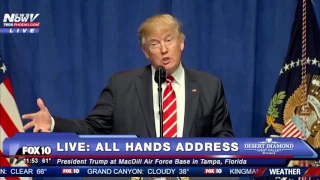 WATCH: President Donald Trump Address At MacDill Air Force Base - Tampa Bay (FNN)