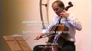 Johann Sebastian Bach: Suitte 4 E flat Major BWV 1010