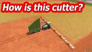 Farming Simulator 17:How is this cutter? Silaga Making with +42 Meters Interesting Cutter !!!