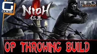 NIOH - OP THROWN WEAPONS EARLY GAME BUILD