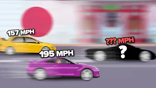 Top Speed Simulation of JDM Cars | Car Comparison