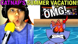 CATNAP's SUMMER VACATION! (Cartoon Animation) @GameToonsOfficial REACTION!