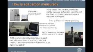 Storing and measuring soil carbon