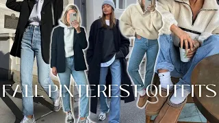 RECREATING FALL PINTEREST OUTFITS 2023 | Casual Outfits Ideas