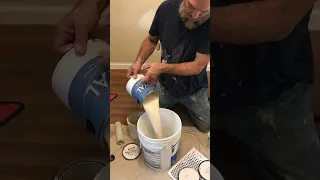 Straining Paint For A Smooth Finish Re-upload #straining #paint #painting #painter #handyman