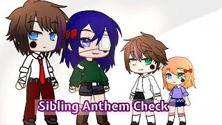 Sibling Anthem Check// Marinette Afton Au// Gacha club