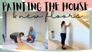 PAINT COLOR PROBLEMS & NEW FLOORS!! | Home Reno Ep. 4