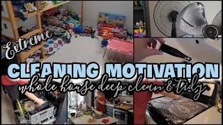 EXTREME CLEANING MOTIVATION! | Whole House Deep Clean & Tidy | Clean with Me 2022