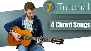 4 Akkorde - 1000 Songs! | Gitarren Tutorial für Anfänger | Jamflix