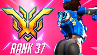 WHAT RANK 37 TRACER LOOKS LIKE IN OW 2 - HYDRON! OVERWATCH 2 TOP 500 SEASON 5